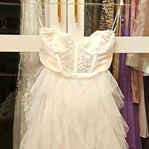 For love and lemons bustier gown